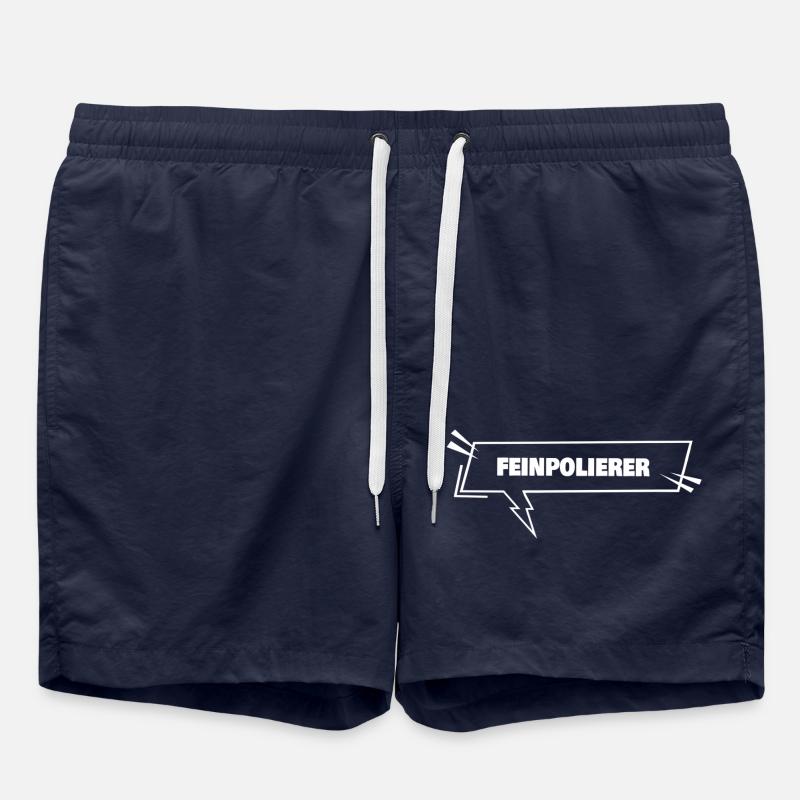 Cadeau pour polisseuse fine - Short de bain - bleu marine