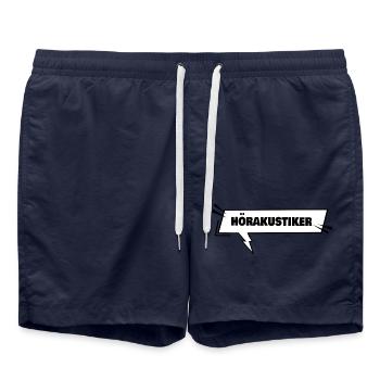 Education Hearing Aid Acoustician - Swim Trunks - french navy - Front - AI Model Male 185 light (185cm)