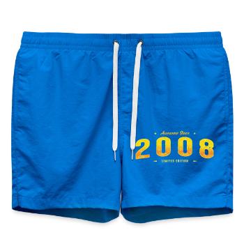 Génial depuis 2008 - Millésime 17ème Anniversaire Classique - Short de bain - cobalt blue - Devant