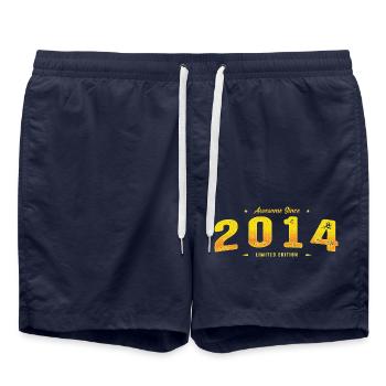 Millésime 2014 - 11ème Anniversaire Edition Limitée - Short de bain - bleu marine - Devant - AI Model Male 185 light (185cm)