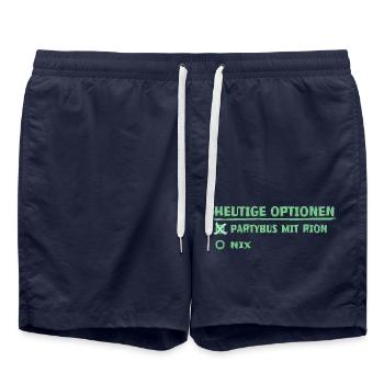 rion comme prénom - Short de bain - bleu marine - Devant - AI Model Male 185 light (185cm)