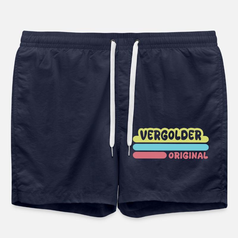 First name Vergilder - Swim Trunks - french navy