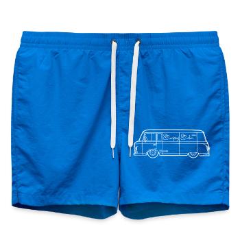 Barkas B1000 Camping T-shirt à faible réglage DDR - Short de bain - cobalt blue - Devant