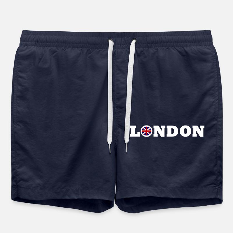 Londres - Short de bain - bleu marine