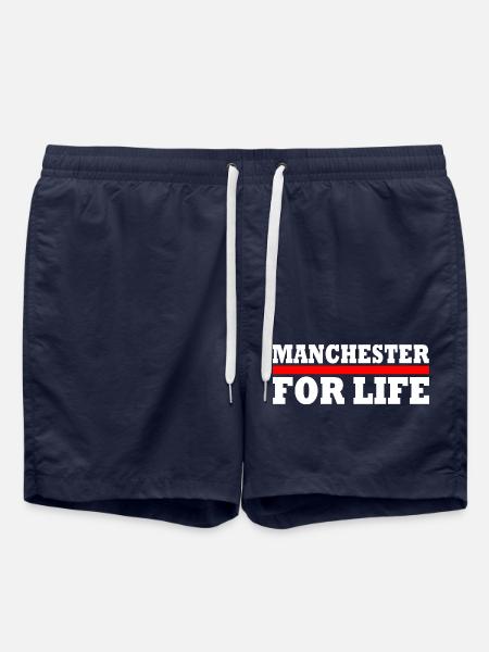 MANCHESTER - Short de bain - bleu marine
