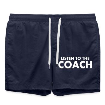 Coach - Short de bain - bleu marine - Devant - AI Model Male 185 light (185cm)