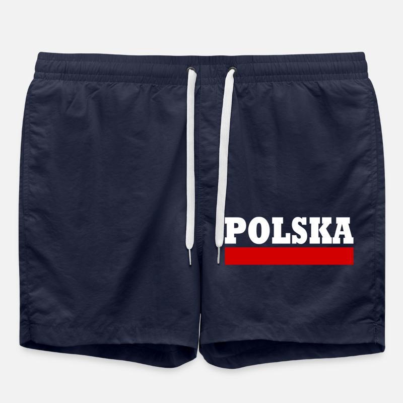 Polska - Swim Trunks - french navy