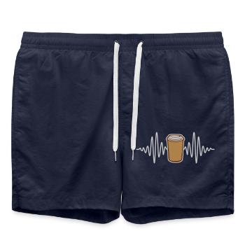 Tasse à café Puls sur le pouce - Short de bain - bleu marine - Devant - AI Model Male 185 light (185cm)
