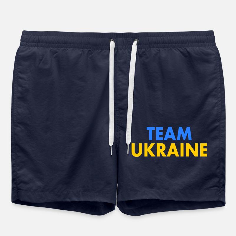 Team ukraine - Badeshorts - French Navy