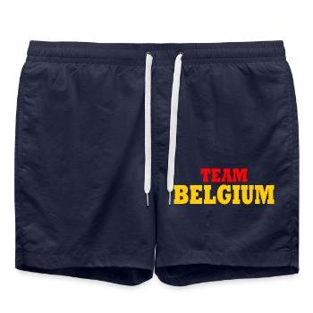 belgique - Short de bain - bleu marine - Devant - AI Model Male 185 light (185cm)