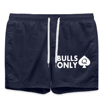 Bulls only - Swim Trunks - french navy - Front - AI Model Male 185 light (185cm)