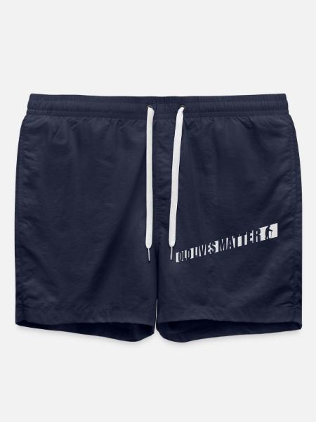 old lives matter quote - Swim Trunks - french navy