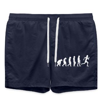 Jogger Training Running Fit Jogging Running Cardio - Swim Trunks - french navy - Front - AI Model Male 185 light (185cm)