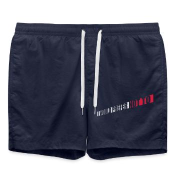 Je préfère ne pas - Short de bain - bleu marine - Devant - AI Model Male 185 light (185cm)