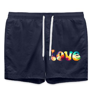 Amour - Short de bain - bleu marine - Devant - AI Model Male 185 light (185cm)