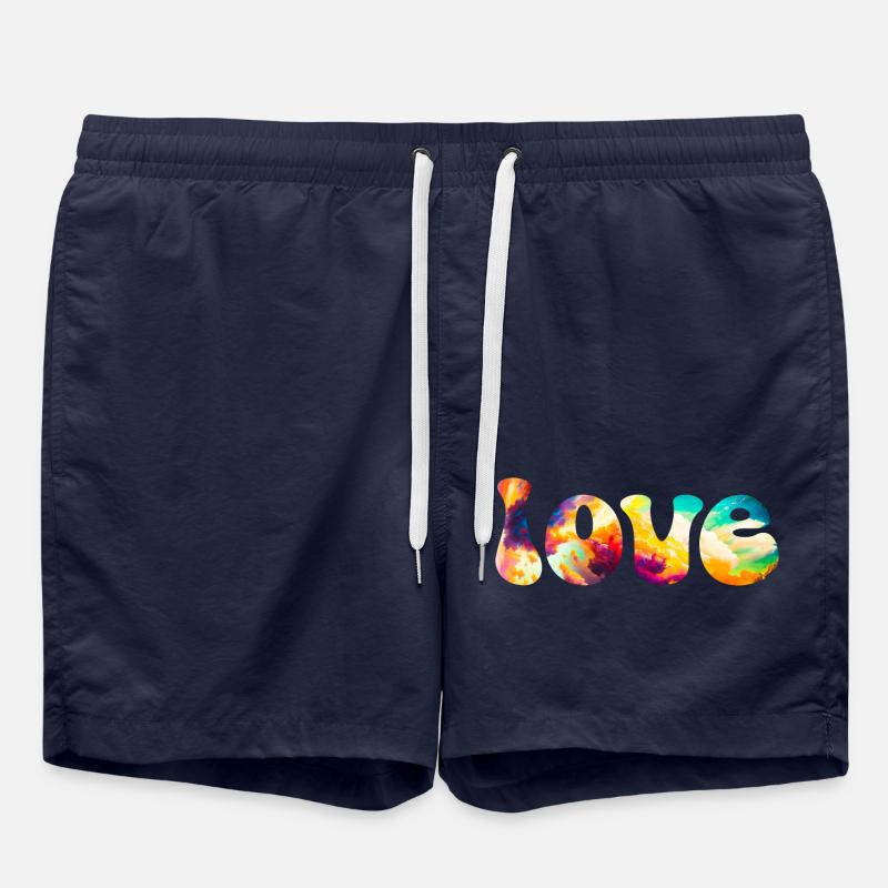 Love - Swim Trunks - french navy