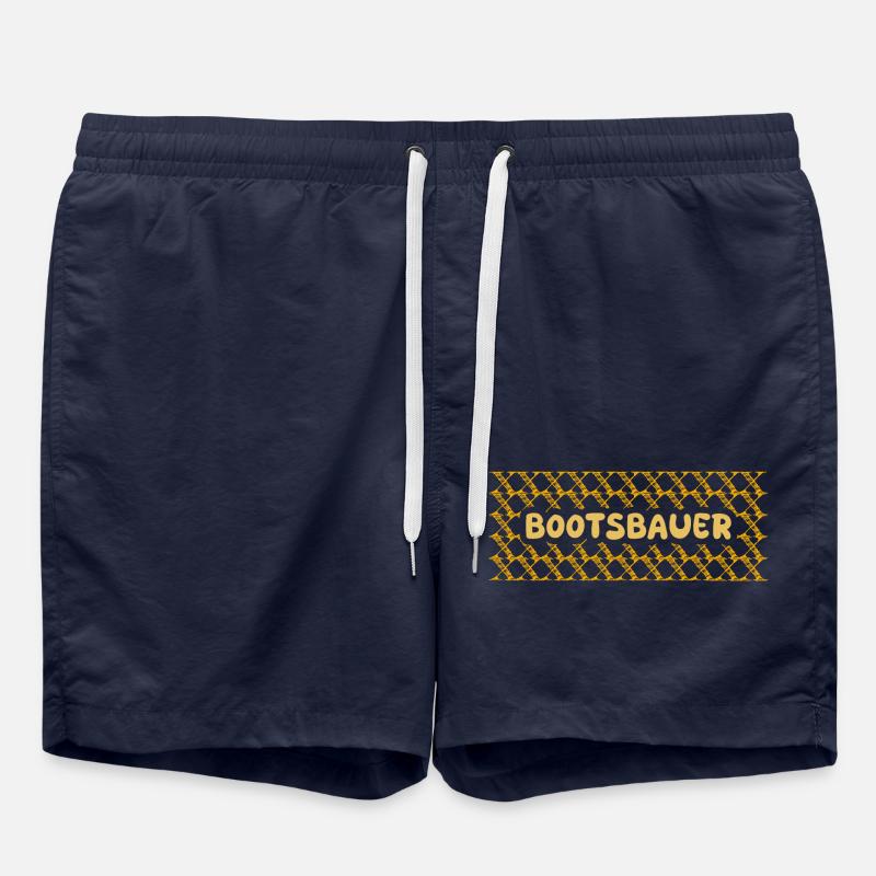 Job Boat Builder - Swim Trunks - french navy