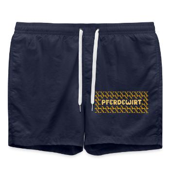 Cadeau pour gardien de chevaux - Short de bain - bleu marine - Devant - AI Model Male 185 light (185cm)
