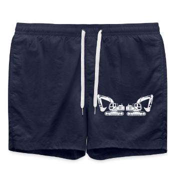 pelle 2 - Short de bain - bleu marine - Devant - AI Model Male 185 light (185cm)
