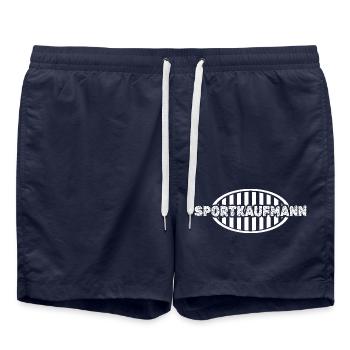 Job Sportkaufmann - Badeshorts - French Navy - Vorne - AI Model Male 185 light (185cm)