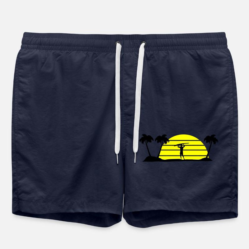 surfing - Swim Trunks - french navy