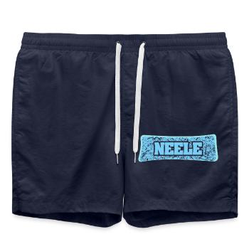 Neele comme nom - Short de bain - bleu marine - Devant - AI Model Male 185 light (185cm)