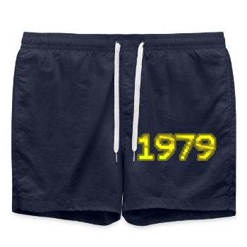 1979 - Swim Trunks - french navy - Front - AI Model Male 185 light (185cm)