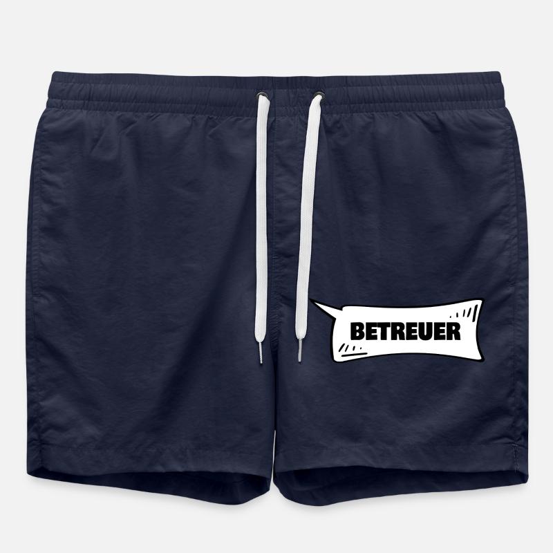 Caregiver as speech bubble - Swim Trunks - french navy