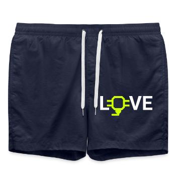 love 3d printing - Badeshorts - French Navy - Vorne - AI Model Male 185 light (185cm)