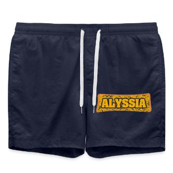 Marriage Alyssia - Swim Trunks - french navy - Front - AI Model Male 185 light (185cm)