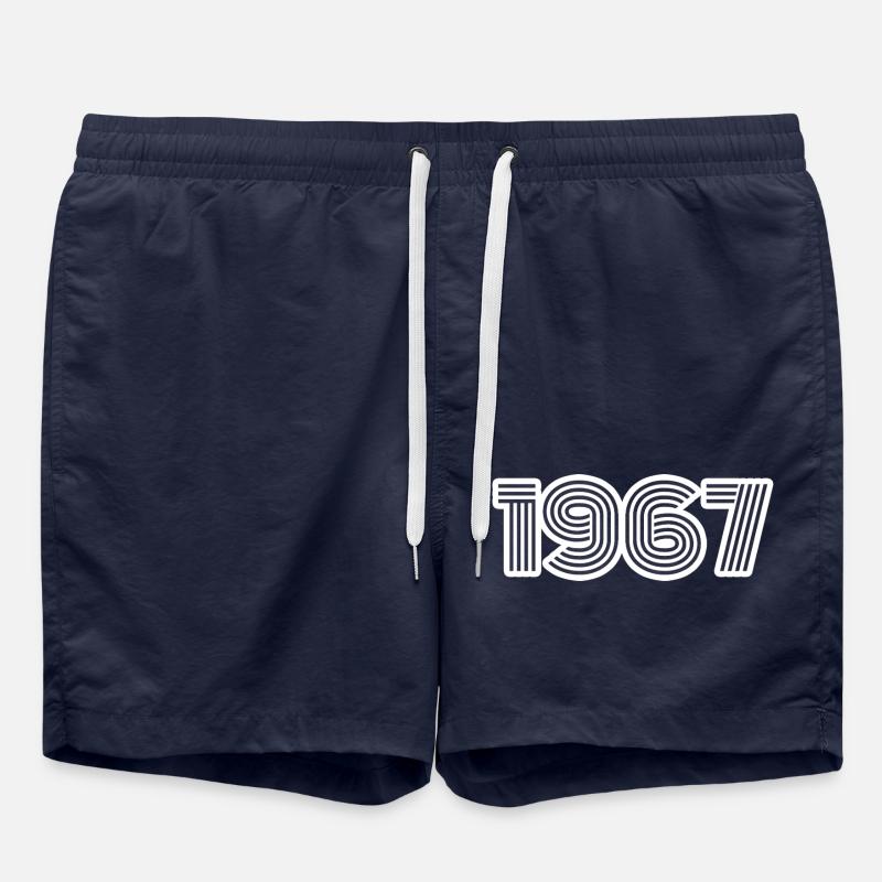 Born in 1967 - Swim Trunks - french navy