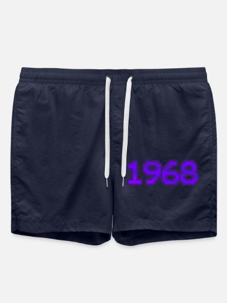 1968 1968 - Swim Trunks - french navy