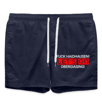 Obergiesing - Short de bain - bleu marine - Devant - AI Model Male 185 light (185cm)