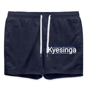 Kyesinga münchnerisch giesi Giesing - Badeshorts - French Navy - Vorne - AI Model Male 185 light (185cm)