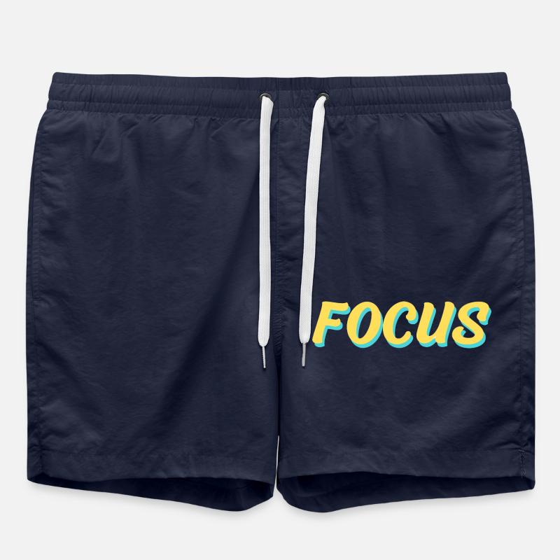 Large Focus - Short de bain - bleu marine