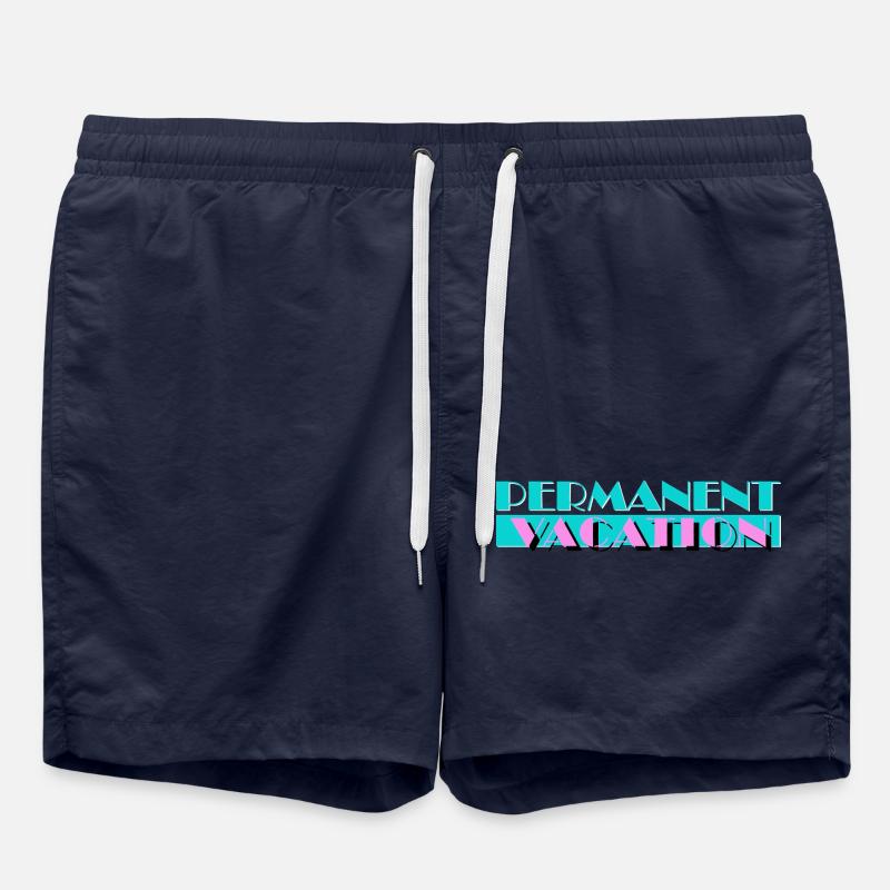 Permanent Vacation Miami Style - Swim Trunks - french navy