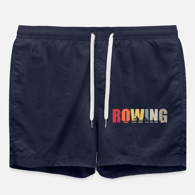 Rowing - Rowing - Rower - Rower - Aviron - Swim Trunks - french navy