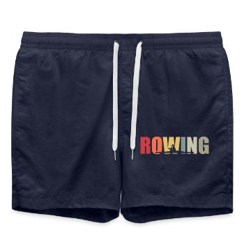 Rowing - Rowing - Rower - Rower - Aviron - Swim Trunks - french navy - Front - AI Model Male 185 light (185cm)
