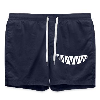 Smiling teeth minimum distance - Swim Trunks - french navy - Front - AI Model Male 185 light (185cm)