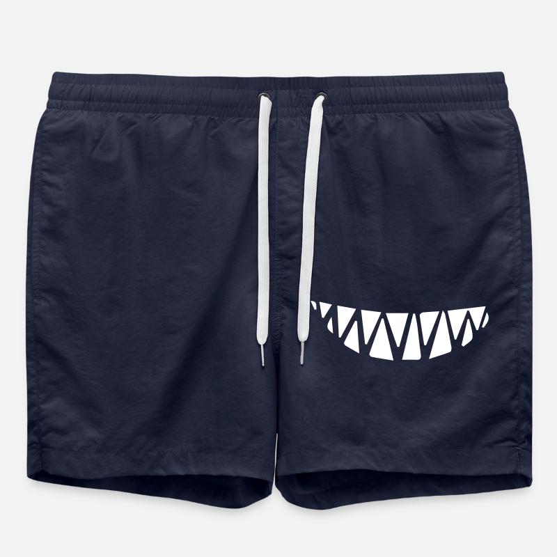 Smiling teeth minimum distance - Swim Trunks - french navy