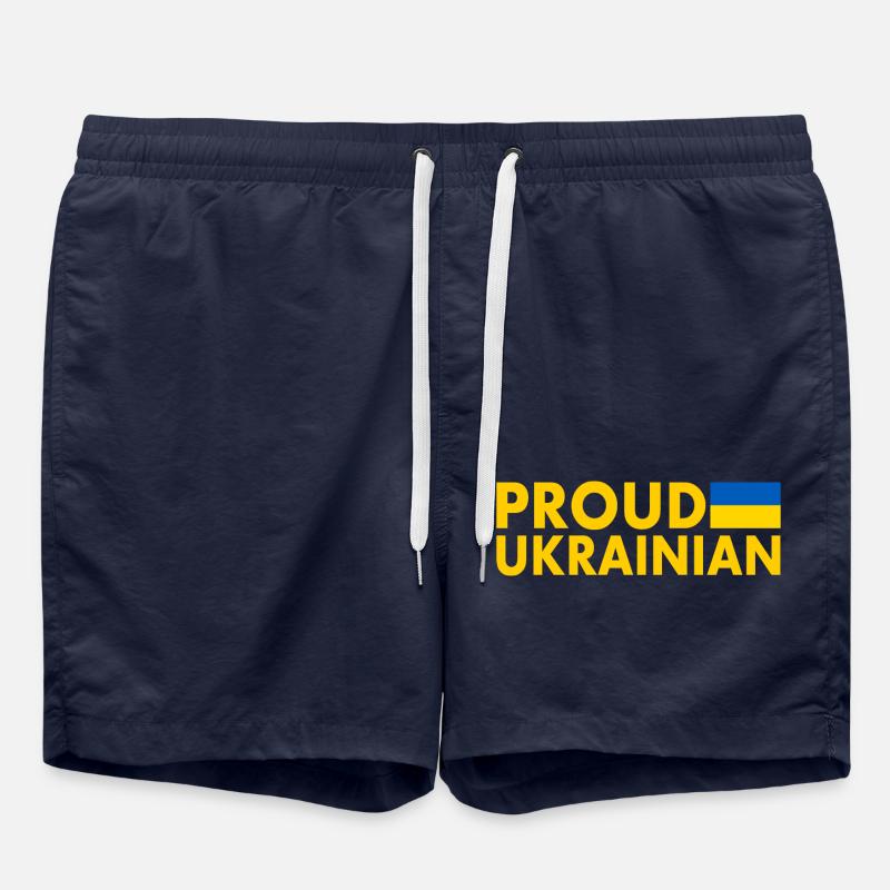 Proud ukrainian - Swim Trunks - french navy