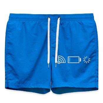 Internet keine Verbindung Batterie - Badeshorts - Cobalt blue - Vorne