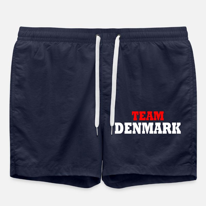 Team denmark - Short de bain - bleu marine