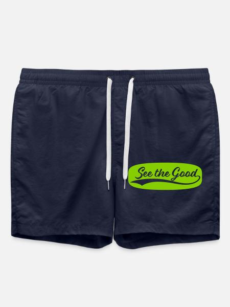 see the good quote - Swim Trunks - french navy