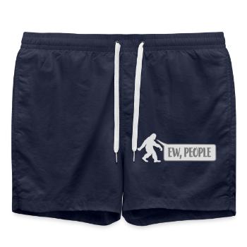 Yeti Zitat ew people - Badeshorts - French Navy - Vorne - AI Model Male 185 light (185cm)