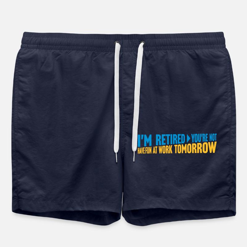 have fun at work - Swim Trunks - french navy