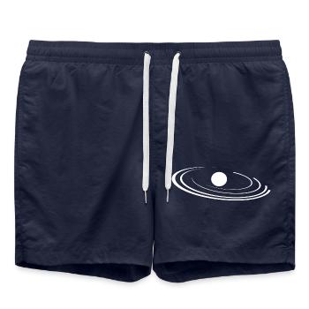 Theoretical planets Sun orbits - Swim Trunks - french navy - Front - AI Model Male 185 light (185cm)