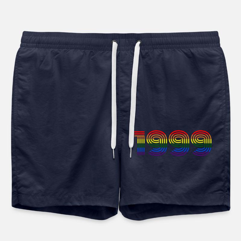 Born in 1999 - Swim Trunks - french navy