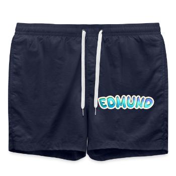 Edmund - Short de bain - bleu marine - Devant - AI Model Male 185 light (185cm)