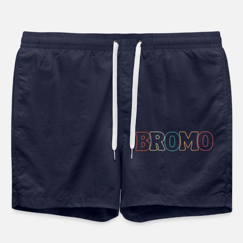 Mount Bromo, Indonesia - Swim Trunks - french navy